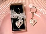 Sweet 16 Heart Keychain (Set of 48) - Baby Shower Gifts & Wedding Favors