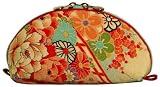 Cris Notti Turquoise Kimono Dome Cosmetic Bag