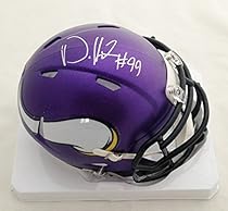 Danielle Hunter Minnesota Vikings Autographed / Signed Speed Mini-Helmet COA
