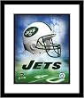 New York Jets NFL Framed 8x10 Photograph Team Logo and Football Helmet Collage