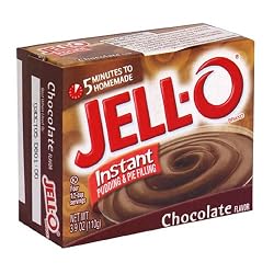 Jell-O Instant Pudding & Pie Filling, Chocolate, 3.9-Ounce Boxes (Pack of 24)