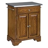 Best Price Kitchen Cart with Gray Granite Top in Maple Finish