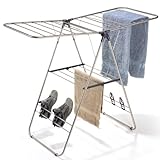 Polder Collapsible Indoor/Outdoor Y Laundry Drying Rack, Stainless Steel