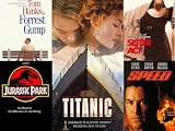 Forrest Gump, Titanic, Sister Act, Jurassic Park, Speed - VHS 5 Pack