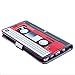 Note 5 Case,Galaxy Note 5 Case,Gift_Source [Stand Feature] Premium Magnetic Wallet Case With TPU Flip Case Cover for Samsung Galaxy Note 5 , Cassette Tape