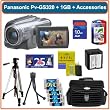 Panasonic Pv-GS320 3.1mp 3ccd Minidv Camcorder with 10x Optical Image Stabilized Zoom Plus 1gb Accessories Kit,