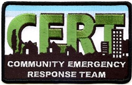 CMS, Inc. SSPAT-23-10 Small CERT Embroidered Patch - 10 Pack