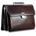 Sports : redolz® XL Aktentasche U0055 Businesstasche italian braun Leder
