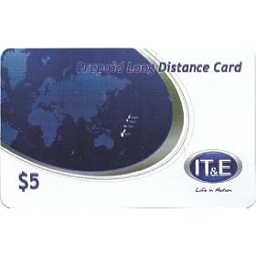 �y�O�A���E�T�C�p���E�e�j�A���p�zIT&E PREPAID Long Distance Card $5