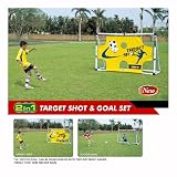 Duplay 2 in 1 Target Shot and Goal Football Set