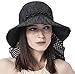 Supergirl Women's Cotton Sun Hats Spring Summer Topee UPF 50+ Floppy Beach Hats