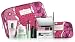 CLINIQUE NEW! Winter Holidays 2011 8-Piece Gift Set: Rinse-Off Foaming Cleanser + Even Better Skin Tone Correcting Moisturizer SPF 20 + Different Lipstick in Raspberry Glace + Quickliner for Eyes in Black/Brown + High Impact Mascara in Black + Mini Colour Surge Eyeshadow Trio in Pink, Trax and Chocolate Chip +Tracy Reese-designed cosmetics bag + Tracy Reese-designed travel bag (8 Pieces BEAUTY Travel set) - A $75 retail value