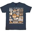 The Big Lebowski Quote Mashup Navy Adult T-shirt