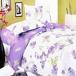 Blancho Bedding - [Blooming Wisteria] Luxury Comforter Set Combo 300GSM