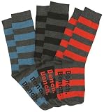 Bench Mens Three Pack Sock Grey