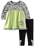 Kids Headquarters Baby-Girls Infant Zebra Print Tunic Top with Legging