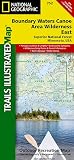 Trails Illustrated (National Geographic) Map Of The BWCA - Eastern Half