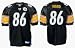 Hines Ward Pittsburgh Steelers #86 Authentic Reebok NFL Football Jersey (Black)