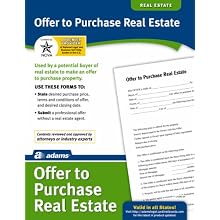 Adams Offer To Purchase Real Estate Form, 8.5 x 11 Inch, White (LF290)