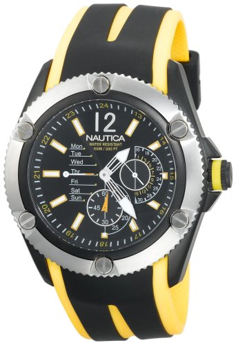 51G3vTeIigL. SL500  Nautica Mens NSR04 Watch #N13542G