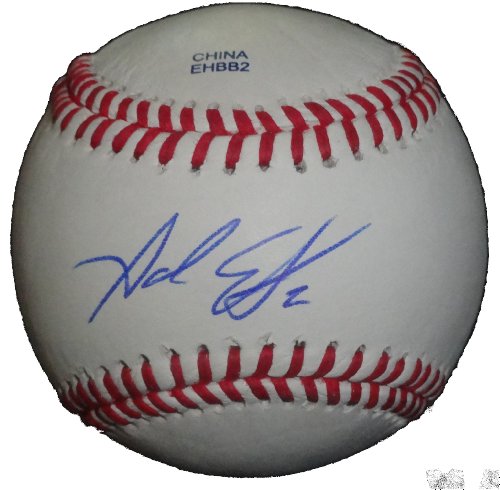 Adam Eaton Autographed ROLB Baseball, Arizona Diamondbacks, Proof Photo of Adam Signing for Us.