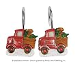 Truckin with Santa Shower Curtain Hooks
