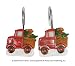 Truckin with Santa Shower Curtain Hooks