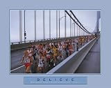 New York City Marathon Training Motivational Poster Inspirational Art Print