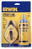 IRWIN Strait-Line 64494 100 Speed Line Reel with 4-Ounce Blue Chalk