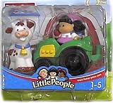 Fisher-Price Little People Sonya Lee with Tractor and Cow Set