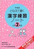 『漢字練習ノート―下村式となえて書く (小学2年生)』の写真