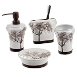 Review Splash Home  / Tree 4-pc. Bath Coordinate Set