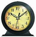Infinity Instruments Antique Look Metal Alarm Clock