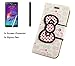 Case Cover for Samsung Galaxy Note 4 Cute Hello Kitty Themed Quality PU Leather Wallet Design Stand Cover Soft TPU Inside Skin Flip Cover Skin with Card Slots (bowknot)