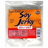 Tasty Eats Soy Jerky, Hot N Spicy, 1.5-Ounce Sticks (Pack of 12)