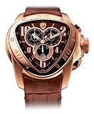 Tonino Lamborghini watch gold face brown strap