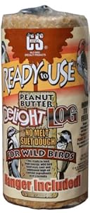 C & S Products RTU 2-Pound Peanut Butter Delight Log, 8-Piece