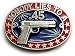 Nobody Lies To A .45 Belt Buckle NRA Handgun Firearms