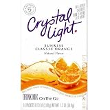 Crystal Light On The Go Sunrise Classic Orange, 10-Count Boxes (Pack of 10)