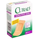 Curad Bandages, Sensitive Skin, 10 pads (Case pack of 24)