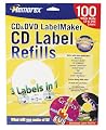 Memorex CD/DVD White Labels (100-Pack)