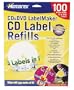Memorex CD/DVD White Labels (100-Pack)