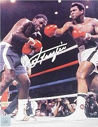 Joe Frazier Signed 16X20 Photo With Muhammad Ali - Thrilla In Manila - Boxing - Autographed