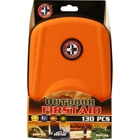 Total Resources International 130-Piece Outdoor First Aid Kit in EVA Case