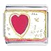 I Love You Heart Italian Charm