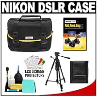 Nikon D3100 D3000 D5000 DSLR Digital Starter Kit with D-SLR Camera System Case + Nikon School Instructional DVD Fast, Fun and Easy 5 and Tripod