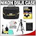 Nikon D3100 D3000 D5000 DSLR Digital Starter Kit with D-SLR Camera System Case + Nikon School Instructional DVD Fast, Fun & Easy 5 & Tripod