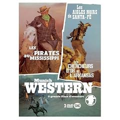 Coffret munich western : les pirates du mississippi ; les chercheurs d'or de l'arkansas ; les aigles noirs de santa fe [Edizione: Francia]