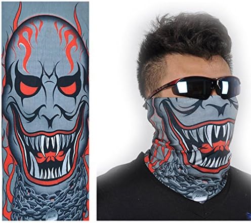 Half Face Skull Mask CS Cheek Horror Ghost Male And Female Models #2