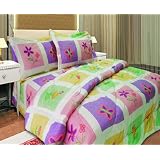 Full Microfiber Kids Butterfly Comforter Set